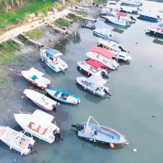 İznik gölü 350 metre çekildi