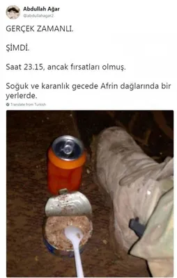 Afrin'den gelen fotoğraf çok konuşuluyor!