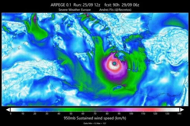 Son dakika: Meteoroloji'den hava durumu uyarısı: Tropical Medicane kasırgası geliyor! Tropical Medicane nedir?-2