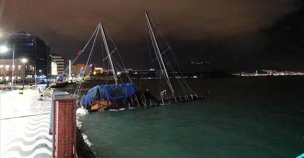 İzmir’de şiddetli fırtına tekneleri devirdi ağaçları söktü! 17 Şubat hava durumu