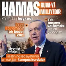 Başkan Erdoğan’dan tarihi Filistin konuşması! Bunu söylemenin bir beledeli var diyerek kürsüden haykırdı: Kuvâ-yi Milliye ne ise Hamas da odur