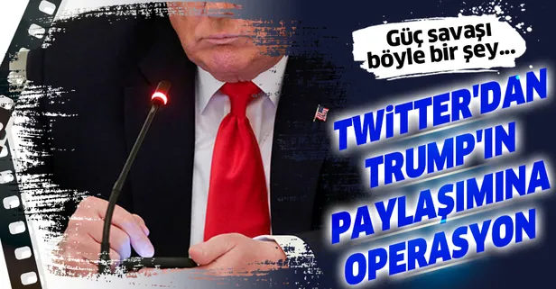 Kavga derinleşiyor! Twitter, Trump'ın paylaşımına "manipüle edilmiş medya" etiketi koydu