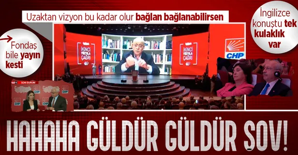 Kemal Kılıçdaroğlu'nun 'İkinci Yüzyıl Vizyonu' fiyaskoyla başladı! Jeremy Rifkin'le güldür güldür şov...