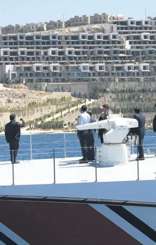 Bodrum'daki o projenin rezidans kısmındaki blokları yıkılıyor