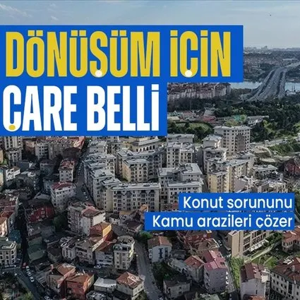 Konut sorununa kamu arazisi çözümü!