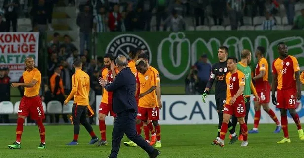 Fatih Terim Konyaspor maçı sonrası camiaya ince mesaj verdi:4 maçı kazanıp şampiyon olacağız