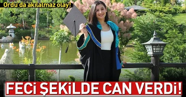 Kesilen ağacın altında kalan genç kız can verdi