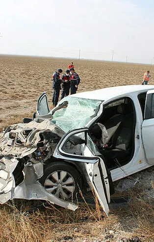 Aksaray'da korkunç kaza! Tıra arkadan çarptı