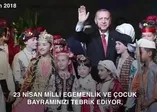 Başkan Erdoğan'dan 23 Nisan mesajı