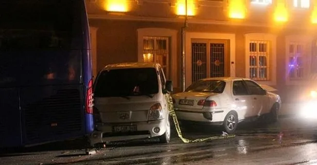Uygulamadan kaçtı, meyve satan kamyonete çarptı!