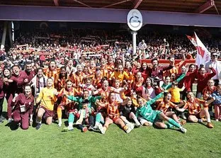 Galatasaray Kadın Futbol Takımı şampiyon oldu!
