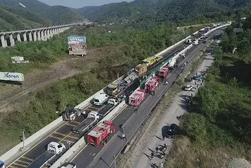 Bolu Dağı’nda zincirleme kaza