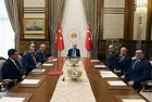 Başkent heyeti Külliye'de: Başkan Erdoğan Vali Canbolat'ı kabul etti