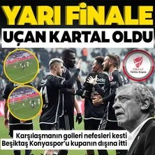 Beşiktaş ZTK’da Konyaspor’u saf dışı bıraktı!