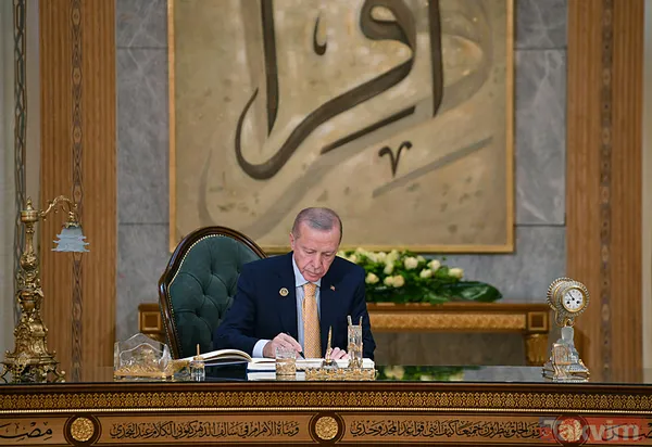 Kahire'de D-8 zirvesi! Sisi ve liderler Başkan Erdoğan'ı ayakta karşıladı - 2