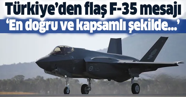 Son dakika: Bakan Hulusi Akar'dan flaş F-35 açıklaması