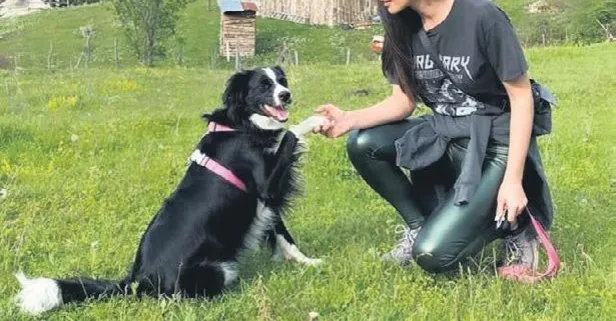 Hande Soral sevimli köpeğiyle poz verdi