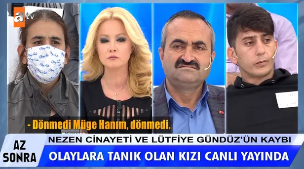 Müge Anlı SON BÖLÜM TEKRAR İZLE 12 Mayıs YOUTUBE linki Lütfiye Gündüz ve Nezen Germiyan olayın şok tanık!-2