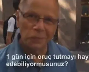 Hristiyanlardan oruç cevabı