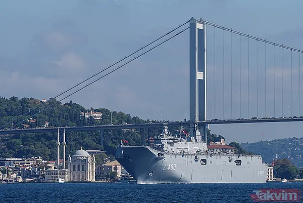 Preveze Deniz Zaferi’nin 486’ncı yıl dönümü: TCG Anadolu ve 15 savaş gemimiz İstanbul Boğazı'ndan geçti - 20