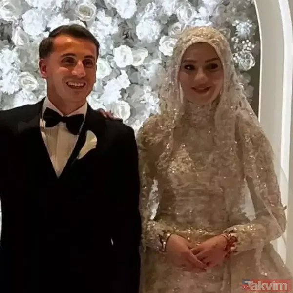 Milli futbolcu Kerem Aktürkoğlu ile Ceren Azak evlendi! İşte düğünden ilk kareler... - 3