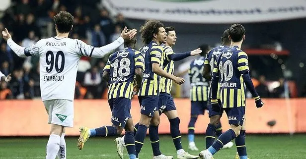 Süper Lig’in kapanış maçında Fenerbahçe- Adana Demirspor’la 1-1 berabere kaldı