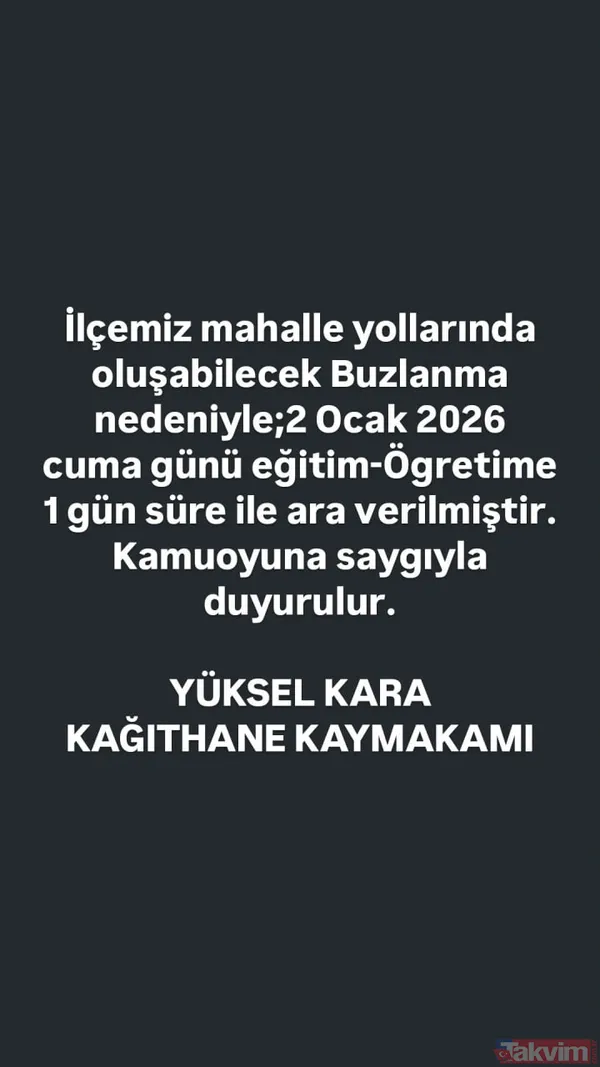 İstanbul'da 5 ilçede eğitime ara! Valilikler peş peşe açıkladı: Şehir şehir kar tatili raporu - 3