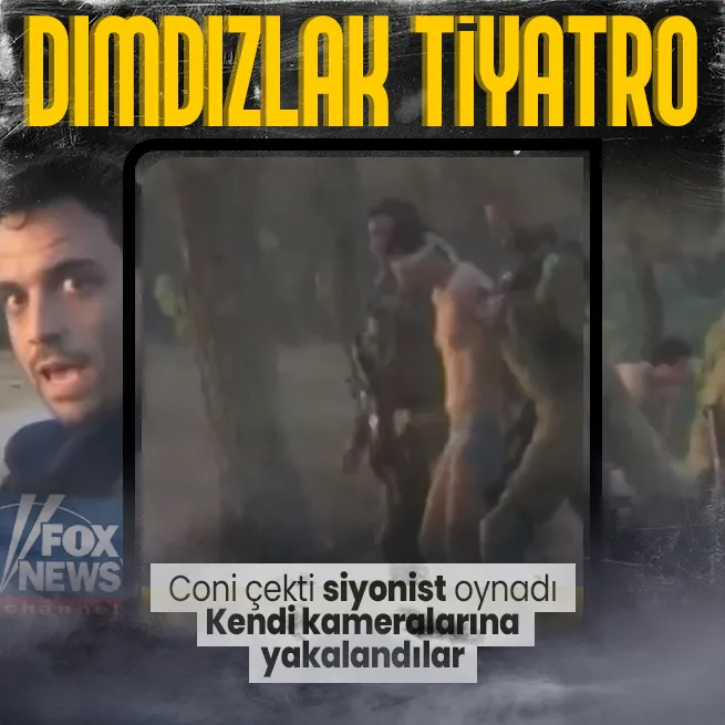 Fox News ve İsrailden ortak tiyatro! Kendi kameralarına yakalandılar