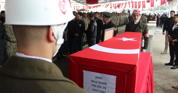 İdlib şehidimiz Mecit Demir son yolculuğuna uğurlandı!