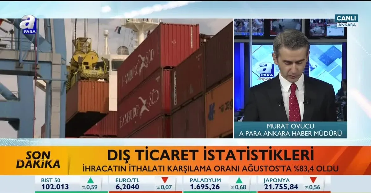 Ağustos ayında ihracatta artış! (Video)