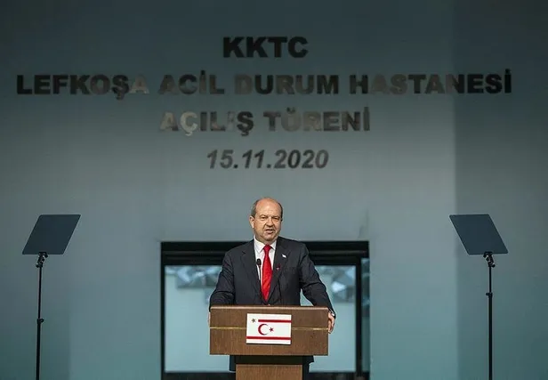 Son dakika: Başkan Erdoğan'dan Lefkoşa Acil Durum Hastanesi açılışında önemli açıklamalar-6