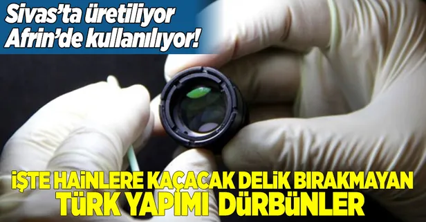 TSK'nın gözbebeği dürbünler Afrin'de