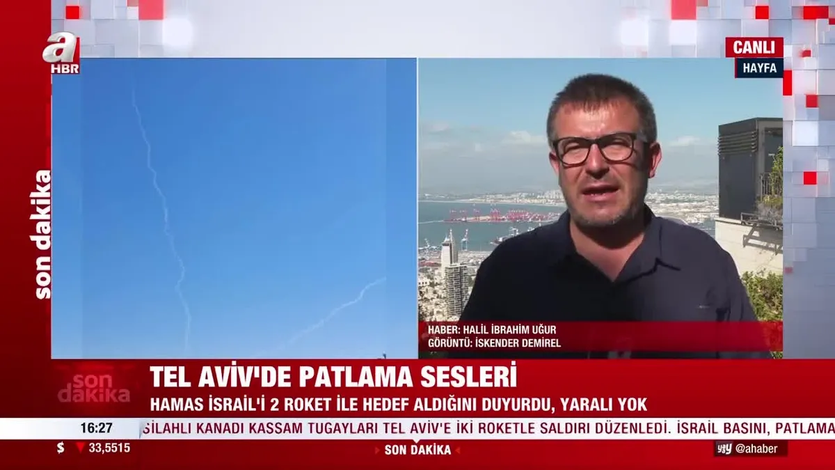 Tel Aviv’de patlama sesleri!
