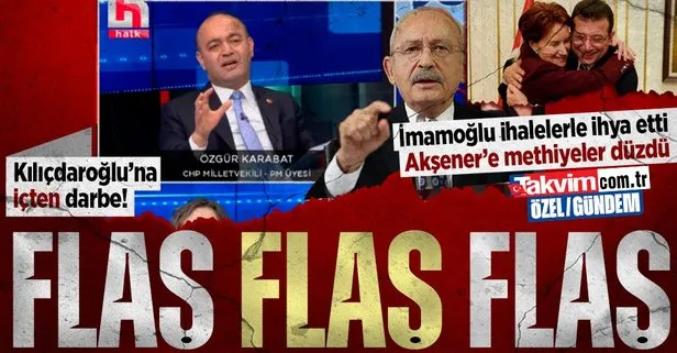 Aman Kılıçdaroğlu duymasın! Ekrem İmamoğlu’nun ihalelerle ihya ettiği CHP’li Özgür Karabat’tan Akşener’e övgü dolu sözler