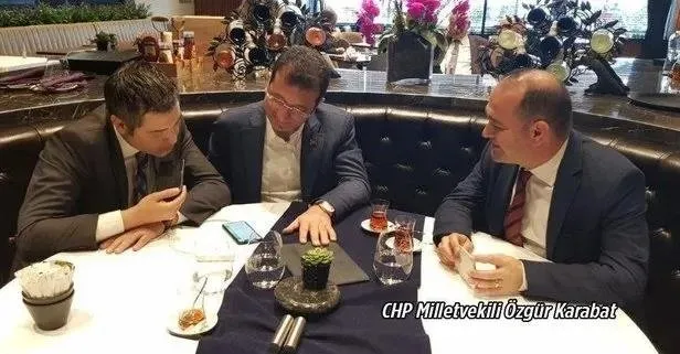 Murat Ongun, CHP'li İBB Başkanı Ekrem İmamoğlu, CHP'li Milletvekili Özgür Karabat