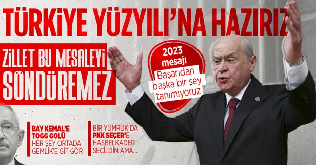 MHP Genel Başkanı Devlet Bahçeli'den Türkiye Yüzyılı mesajı! Kemal Kılıçdaroğlu ve Vahap Seçer'e sert sözler