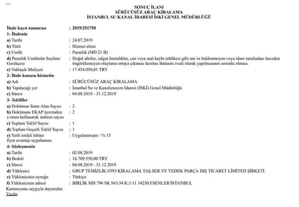 Ekrem İmamoğlu’nun Yenikapı şovunu bozan ihale! 16.7 milyona yeni araç kiralamış-2