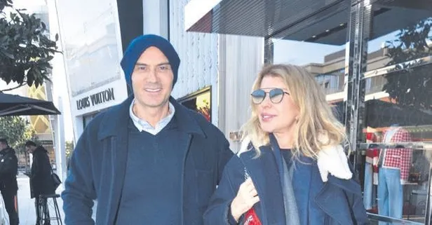 Altay ve eşi Gülsüm Biber alışverişte görüntülendi