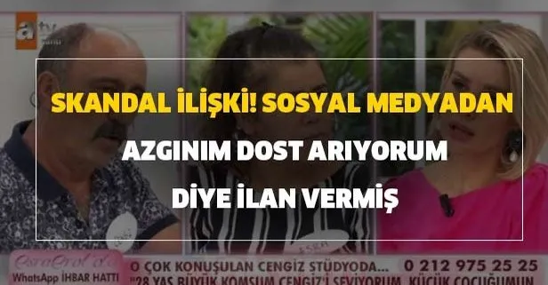 Sosyal medyadan: Azgınım dost arıyorum diye ilan vermiş... Skandal ilişki Esra Erol’da şoke etmişti!