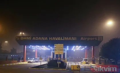 Adana’da sis nedeniyle uçak seferleri iptal edildi