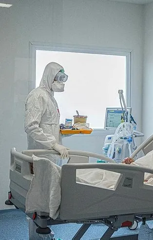 45 günde inşa edilen pandemi hastaneleri Kovid-19'a karşı destan yazıyor: Her şeye yeteriz