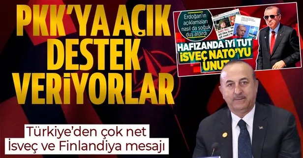 Türkiye’den İsveç ve Finlandiya mesajı! PKK...