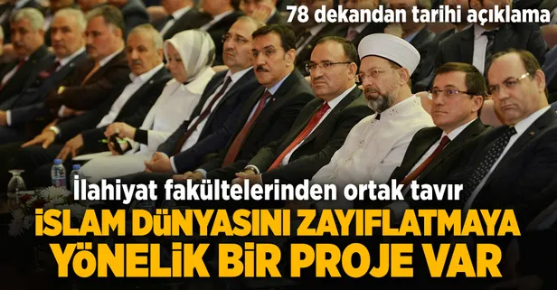 İlahiyat fakültelerinden ortak tavır