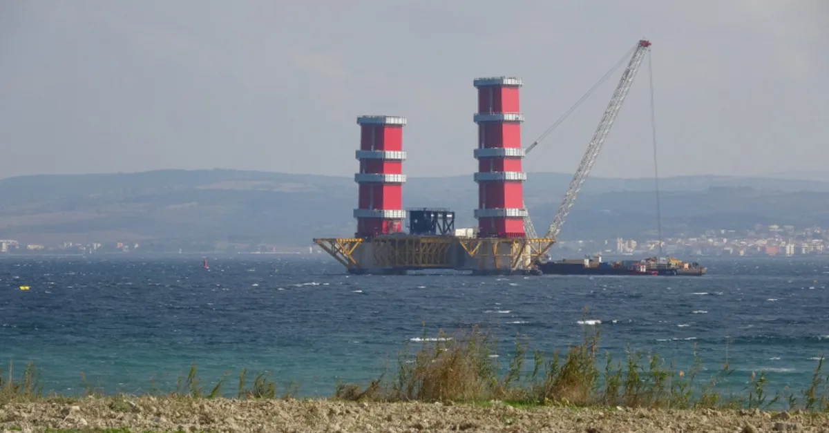 1915 Çanakkale Köprüsü’nün ayakları yükselmeye devam ediyor