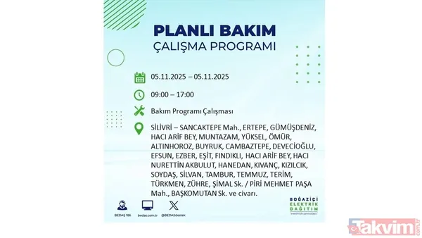 İstanbul'da yaşayanlar dikkat: Evinizde bir süre olmayacak! İlçe ilçe saat açıklandı - 28