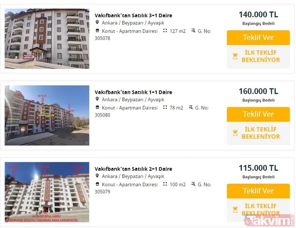 Sadece 6.210 TL peşinat yeterli! Devlet bankaları 2+1, 3+1 odalı evleri 103 bin TL'ye satıyor! Ziraat, Vakıf, Halkbank'tan 2. el daire müjdesi - 8