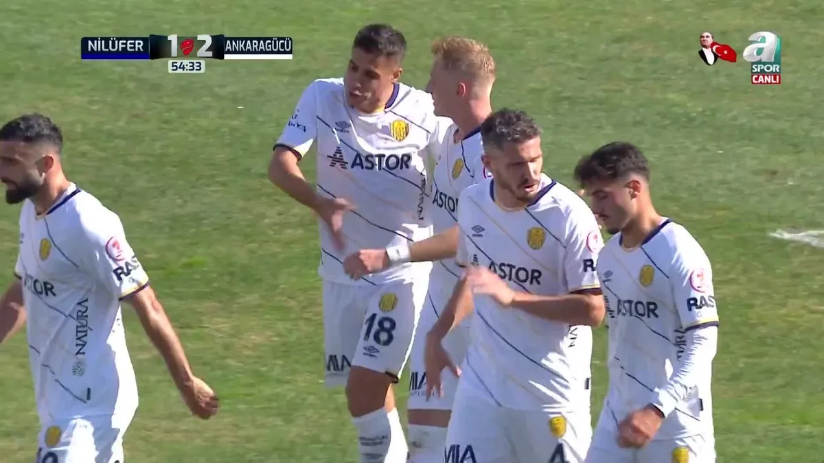 GOL | Bursa Nilüfer FK 1-2 MKE Ankaragücü