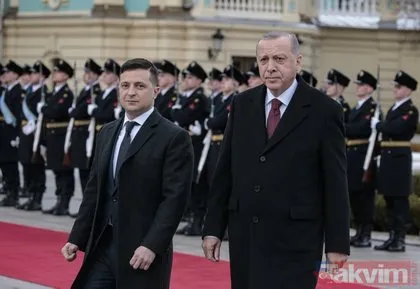 Başkan Erdoğan Ukrayna’da resmi törenle karşılandı