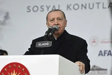 Başkan Erdoğan’dan Elazığ’da önemli açıklamalar