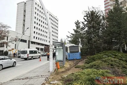 Ankara’da halk otobüsü şoförünün dikkati muhtemel faciayı önledi: Çok şükür kimsenin burnu kanamadan kurtardık